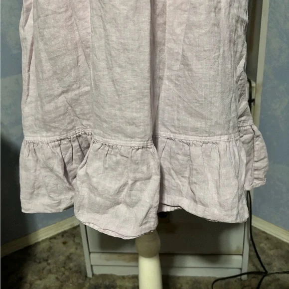 Cynthia Rowley purple  Linen mini dress small - Picture 4 of 9
